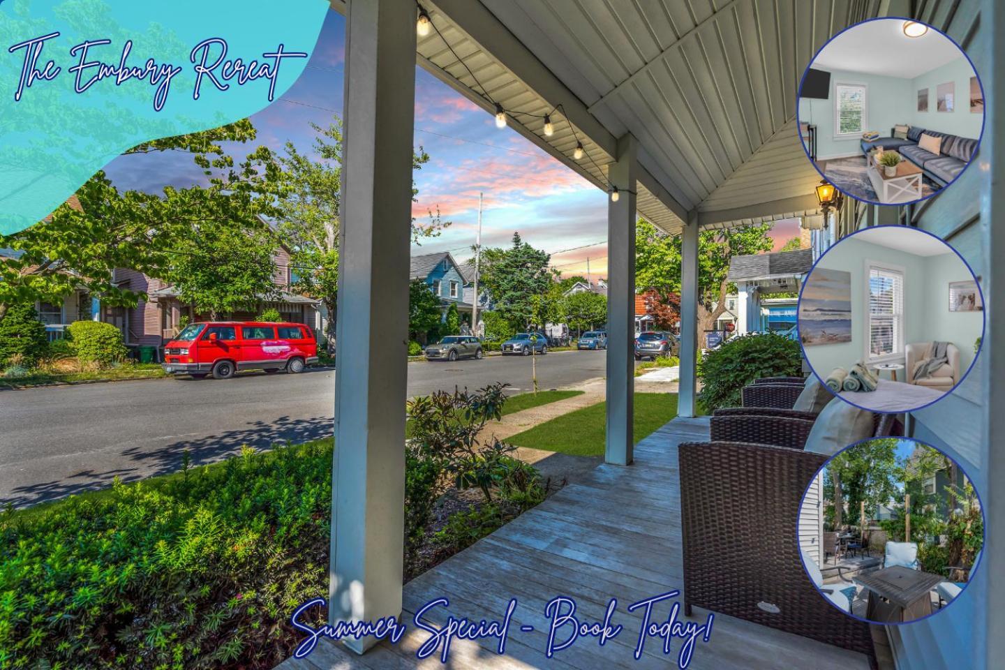 6-Min Walk To Asbury Park & Og Main St - Updated & Cozy Apartment In Historic Ocean Grove - Fire Pit & Patio - Fast Wi-Fi Εξωτερικό φωτογραφία